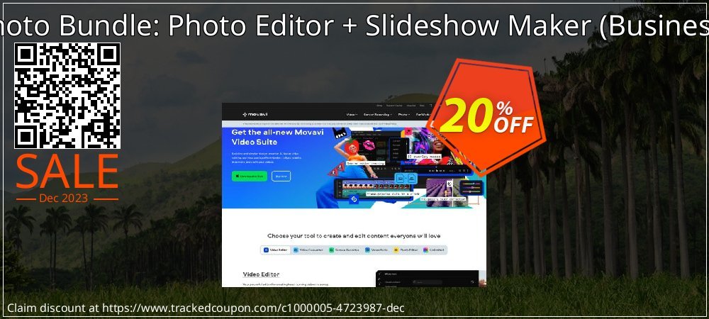 Movavi Photo Bundle: Photo Editor + Slideshow Maker - Business License  coupon on April Fools' Day discount
