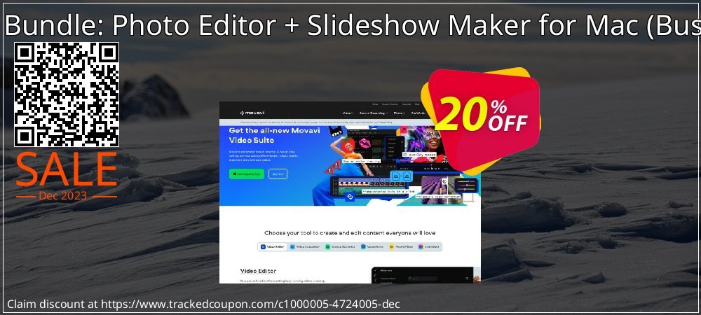 Movavi Photo Bundle: Photo Editor + Slideshow Maker for Mac - Business License  coupon on National Walking Day discount