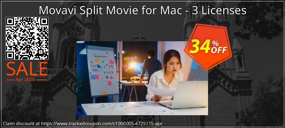 Movavi Split Movie for Mac - 3 Licenses coupon on National Walking Day super sale