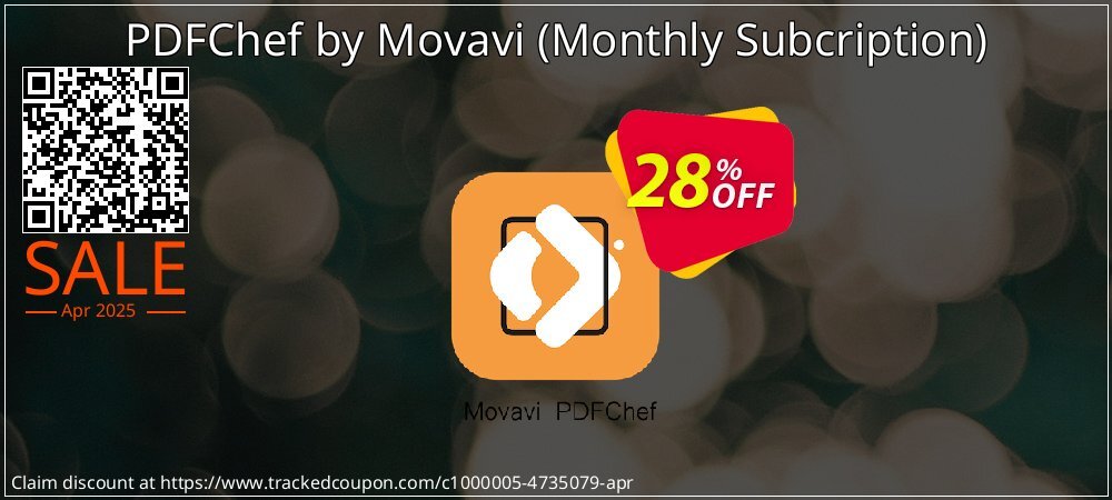 PDFChef by Movavi - Monthly Subcription  coupon on National Smile Day promotions