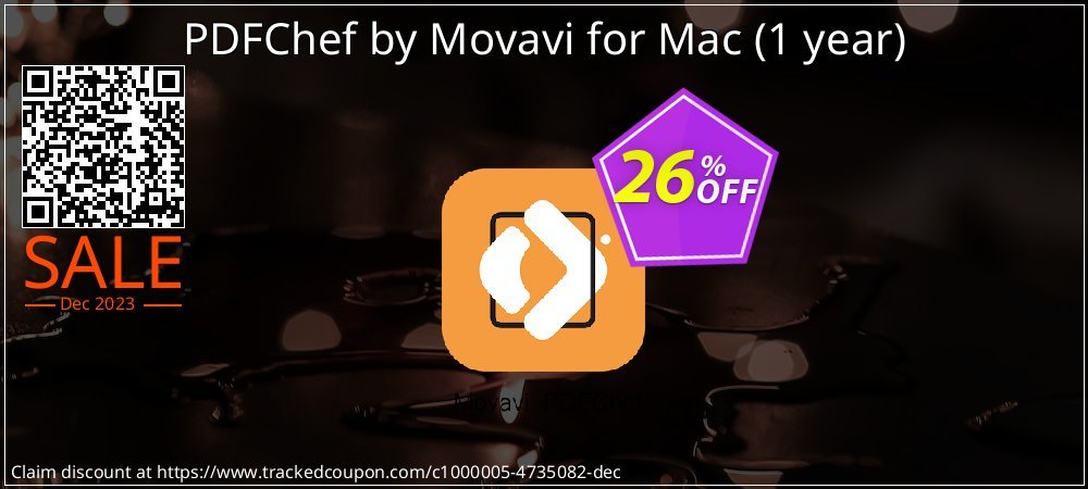 PDFChef by Movavi for Mac - 1 year  coupon on American Independence Day offering discount