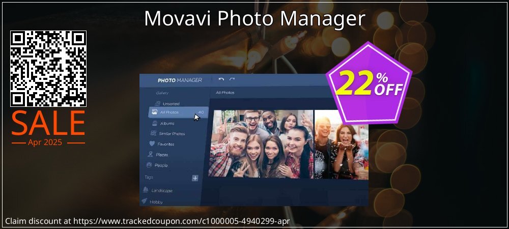 Movavi Photo Manager coupon on National Smile Day deals