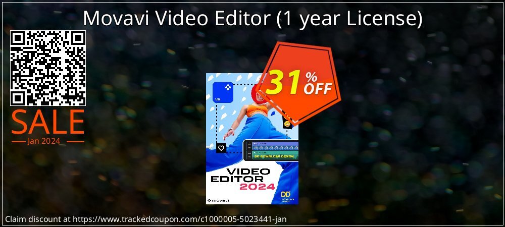 Movavi Video Editor Plus - 1 year License  coupon on Navy Day super sale