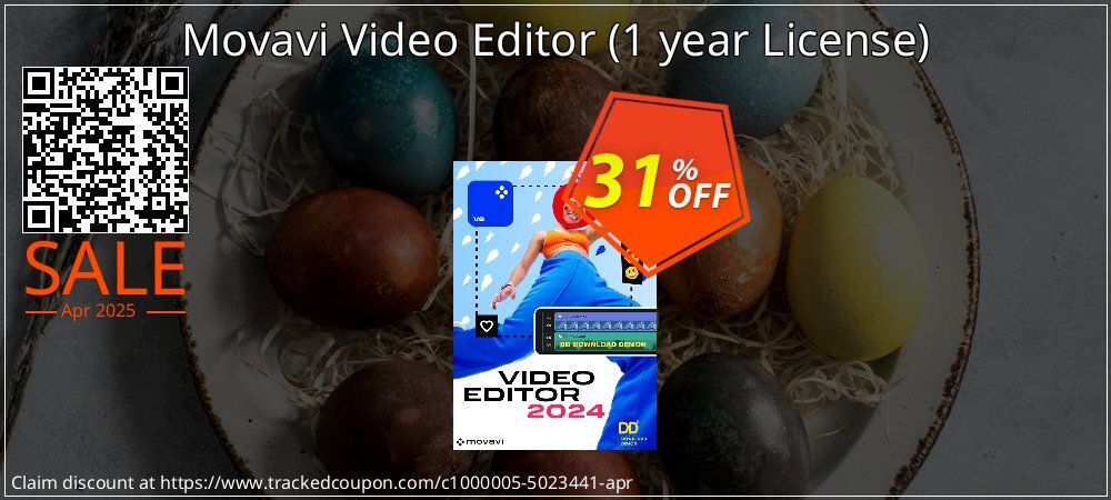 Movavi Video Editor - 1 year License  coupon on World Party Day sales