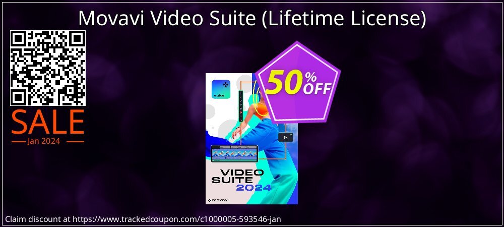 Movavi Video Suite - Lifetime License  coupon on New Year's Day deals
