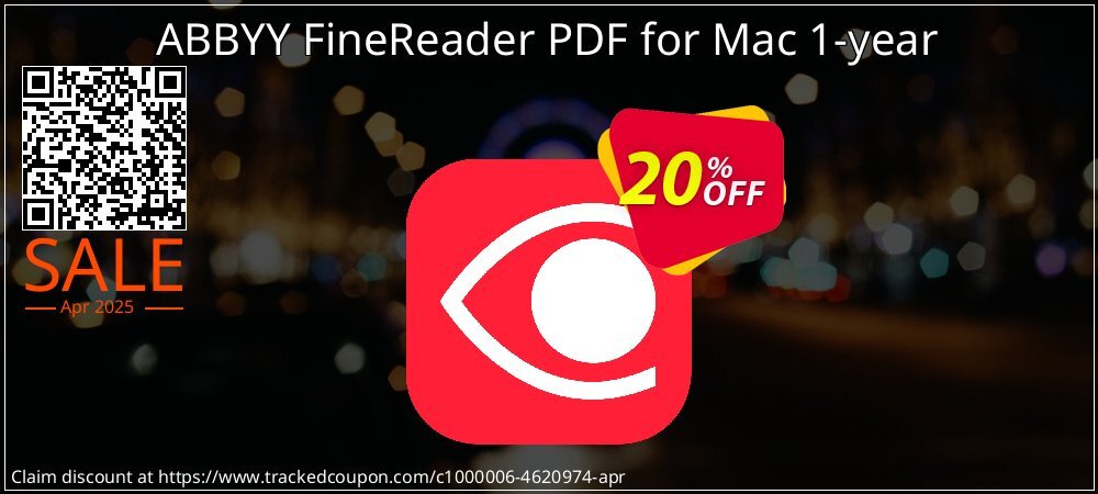 ABBYY FineReader PDF for Mac 1-year coupon on Tell a Lie Day offering sales