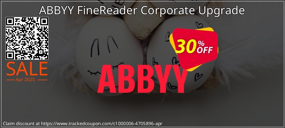 ABBYY FineReader Corporate Upgrade coupon on Palm Sunday offer