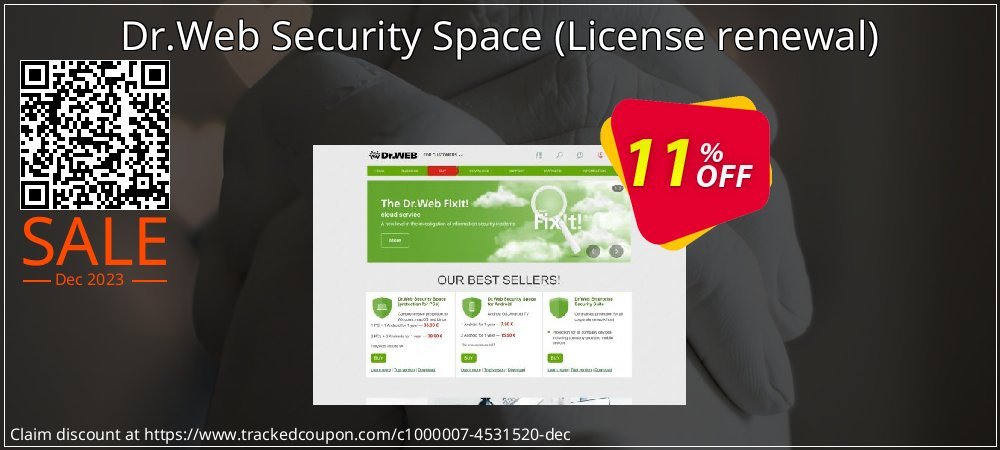 Dr.Web Security Space - License renewal  coupon on National Walking Day discount