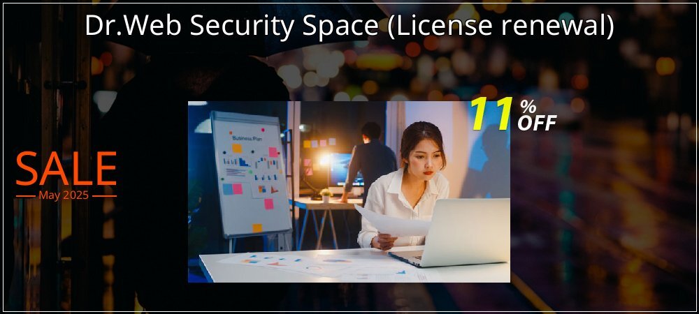 Dr.Web Security Space - License renewal  coupon on National Walking Day discount