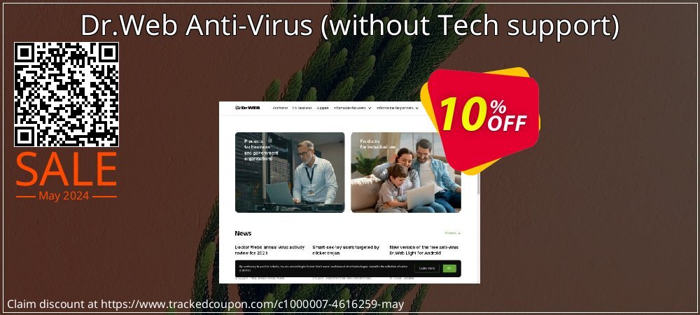 Dr.Web Anti-Virus - without Tech support  coupon on National Smile Day promotions