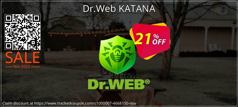 Dr.Web KATANA coupon on National Walking Day offering discount