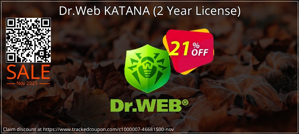 Dr.Web KATANA - 2 Year License  coupon on Mother Day offering sales