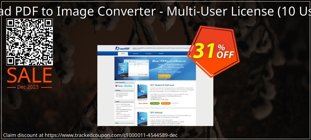 Ahead PDF to Image Converter - Multi-User License - 10 Users  coupon on World Password Day sales