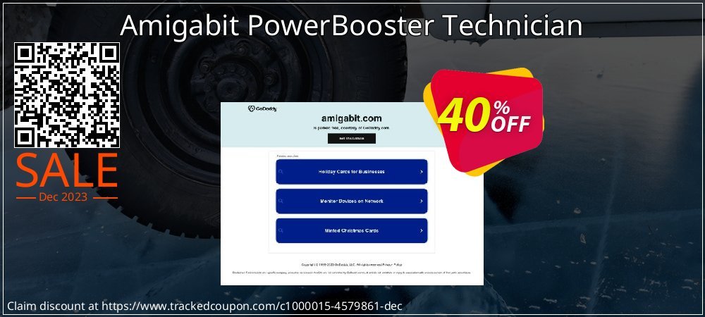 Amigabit PowerBooster Technician coupon on World Party Day offering discount
