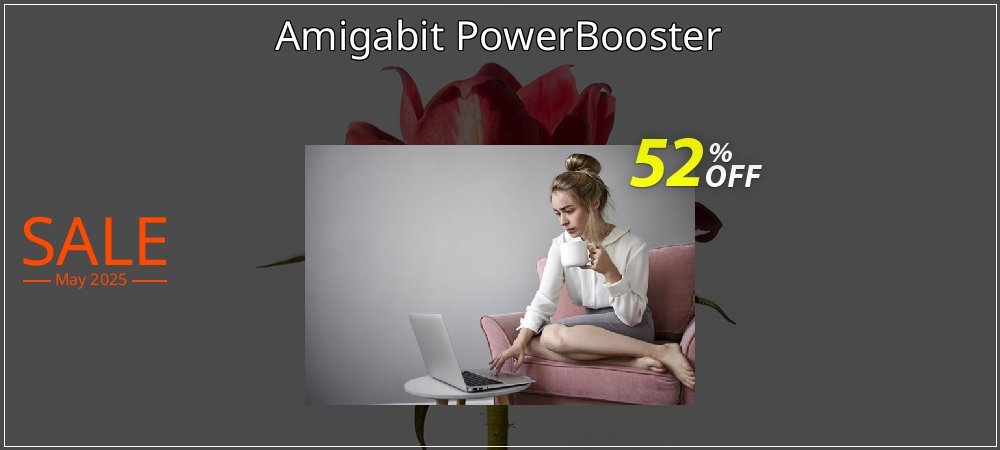 Amigabit PowerBooster coupon on April Fools' Day discounts