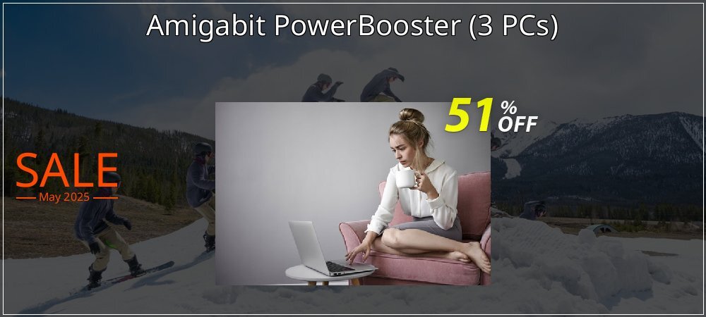 Amigabit PowerBooster - 3 PCs  coupon on Virtual Vacation Day discounts