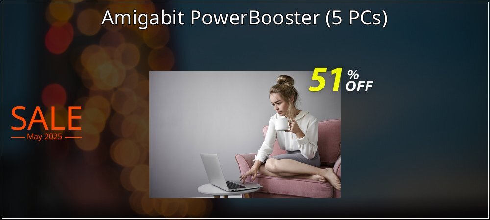 Amigabit PowerBooster - 5 PCs  coupon on Tell a Lie Day sales