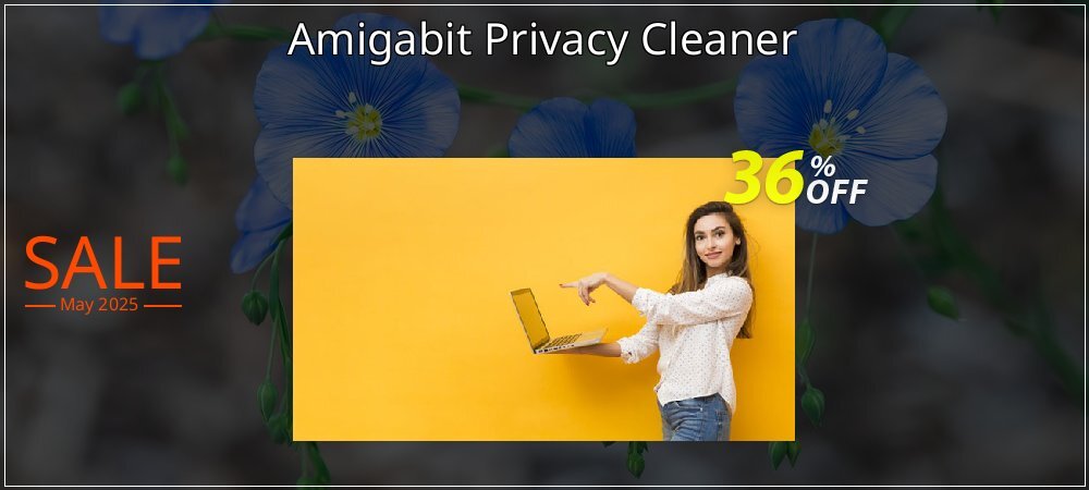 Amigabit Privacy Cleaner coupon on National Smile Day offering discount