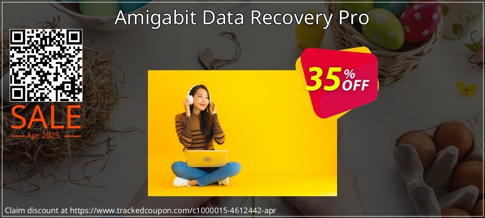 Amigabit Data Recovery Pro coupon on April Fools' Day offering sales