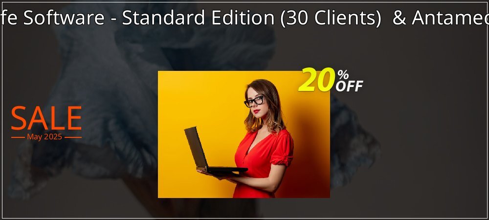 Internet Cafe Software - Standard Edition - 30 Clients  & Antamedia HotSpot coupon on Mother Day sales
