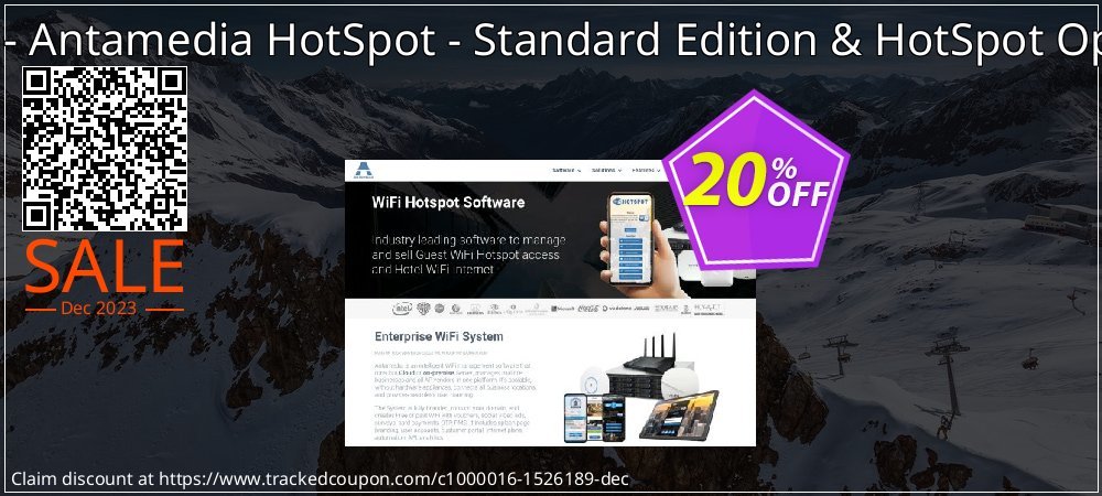 Special Bundle - Antamedia HotSpot - Standard Edition & HotSpot Operator License coupon on April Fools' Day offering sales