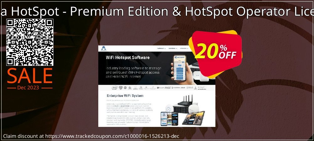 Special Bundle - Antamedia HotSpot - Premium Edition & HotSpot Operator License & Credit Card Suppor coupon on Easter Day discount