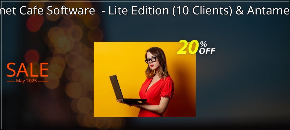 Special Bundle - Internet Cafe Software  - Lite Edition - 10 Clients & Antamedia HotSpot - Lite Edit coupon on Constitution Memorial Day discount