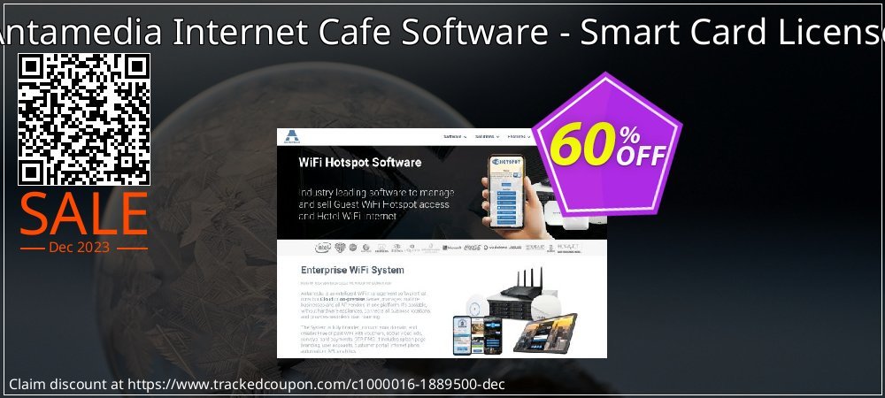 Antamedia Internet Cafe Software - Smart Card License coupon on National Walking Day offering sales