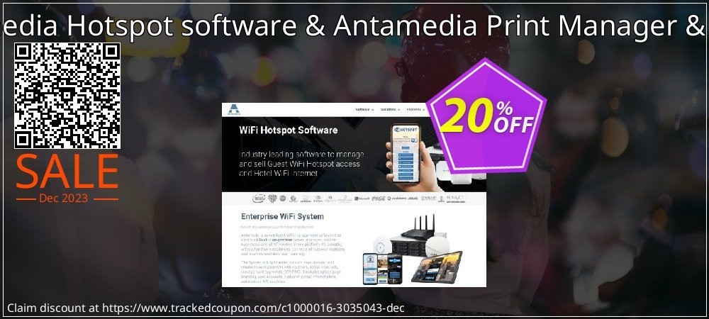 Special Bundle - Antamedia Hotspot software & Antamedia Print Manager & Internet Cafe software coupon on Easter Day deals