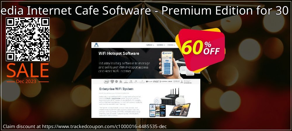 Antamedia Internet Cafe Software - Premium Edition for 30 clients coupon on National Walking Day promotions