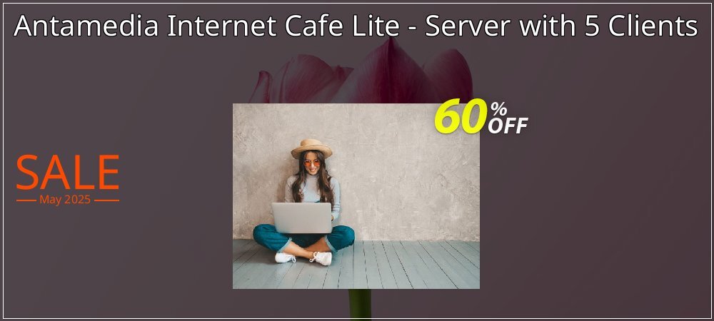 Antamedia Internet Cafe Lite - Server with 5 Clients coupon on Virtual Vacation Day discounts