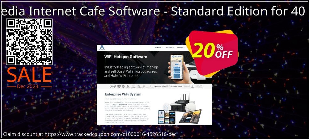 Antamedia Internet Cafe Software - Standard Edition for 40 clients coupon on World Party Day discount