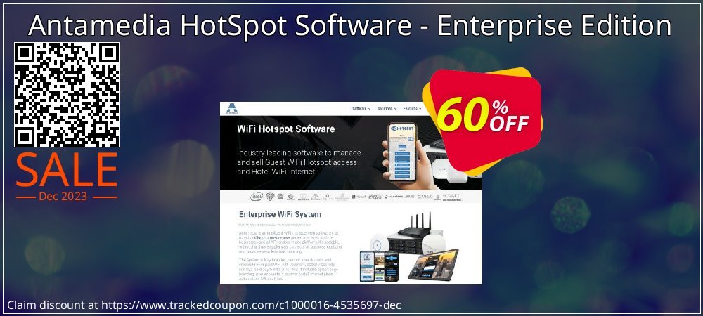 Antamedia HotSpot Software - Enterprise Edition coupon on April Fools' Day offering discount