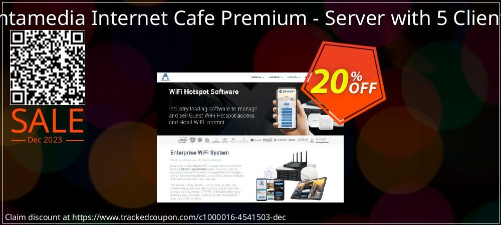 Antamedia Internet Cafe Premium - Server with 5 Clients coupon on Easter Day offering sales