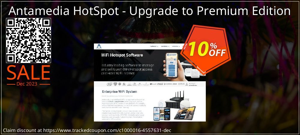 Antamedia HotSpot - Upgrade to Premium Edition coupon on World Party Day offering sales