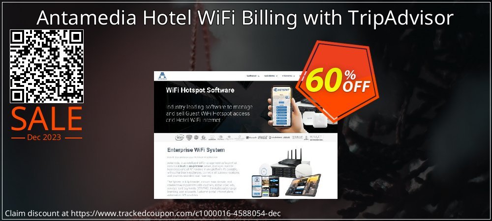 Get 60% OFF Antamedia Hotel WiFi Billing with TripAdvisor promo sales