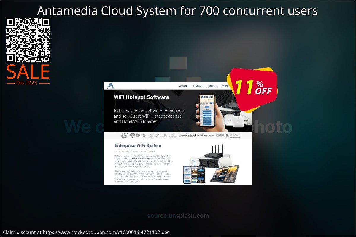 Antamedia Cloud System for 700 concurrent users coupon on Working Day deals