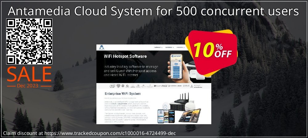 Antamedia Cloud System for 500 concurrent users coupon on April Fools' Day discount