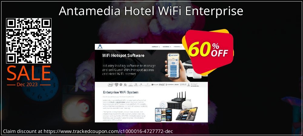 Antamedia Hotel WiFi Enterprise coupon on Working Day offer