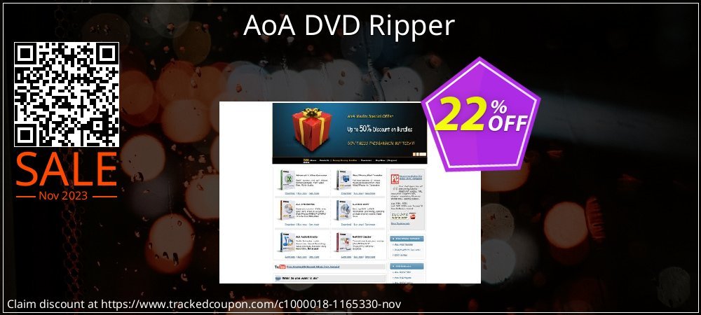 AoA DVD Ripper coupon on National Walking Day offering discount