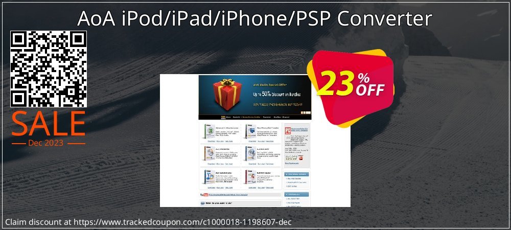 AoA iPod/iPad/iPhone/PSP Converter coupon on Working Day sales