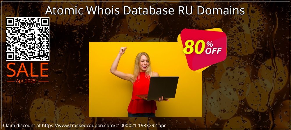 Atomic Whois Database RU Domains coupon on April Fools' Day offering discount