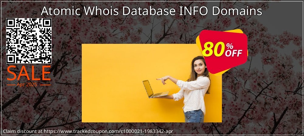 Atomic Whois Database INFO Domains coupon on April Fools' Day sales