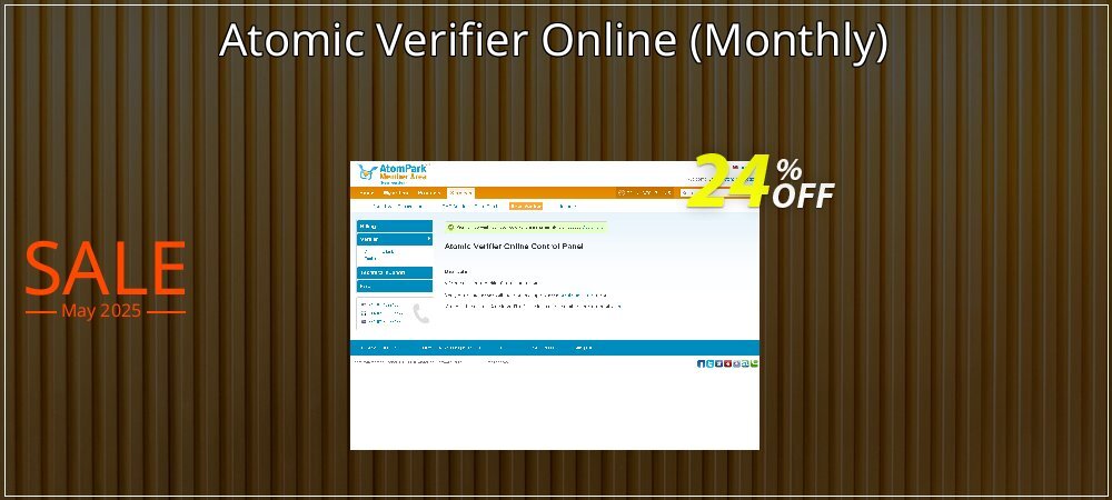 Atomic Verifier Online - Monthly  coupon on National Smile Day promotions