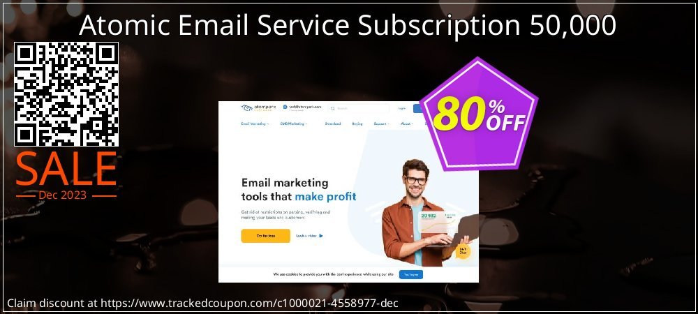 Atomic Email Service Subscription 50,000 coupon on April Fools Day offering sales