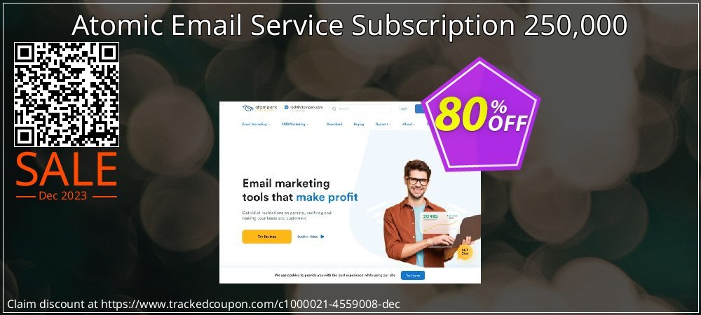 Atomic Email Service Subscription 250,000 coupon on Easter Day deals
