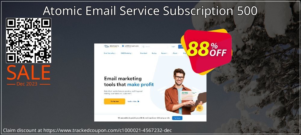 Atomic Email Service Subscription 500 coupon on April Fools' Day promotions