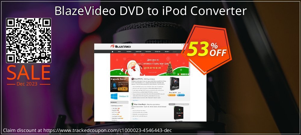 BlazeVideo DVD to iPod Converter coupon on National Pizza Party Day discount