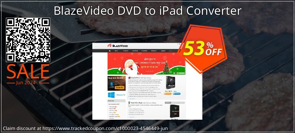 BlazeVideo DVD to iPad Converter coupon on National Smile Day sales