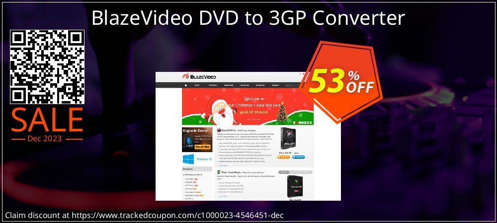 BlazeVideo DVD to 3GP Converter coupon on National Loyalty Day offer